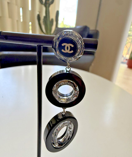 Orecchino singolo chanel - orecchino,