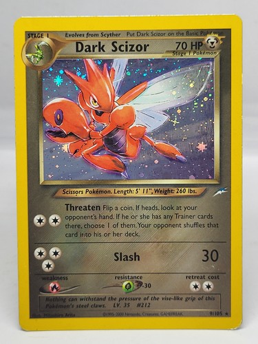 Carta pokemon dark scizor - pokemon,