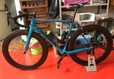 bici da corsa orbea orca, colore azzurro, misura 54, usato come nuovo