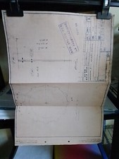 BENELLI SEI , BENELLI 906 , disegno tecnico originale benelli( copia da lucido )