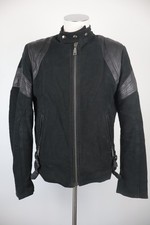 RICHMOND GIUBBINO GIACCA UOMO 50 WOMAN CASUAL JACKET VINTAGE LOGO COTONE PELLE