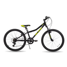 Hiland Mountain Bike Da 24 Pollici per Bambini Dai 7 Anni, Forcella Con Sospensi