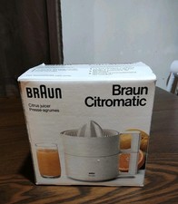 Spremiagrumi elettrico vintage BRAUN Citromatic MPZ‐4 testato scatola originale