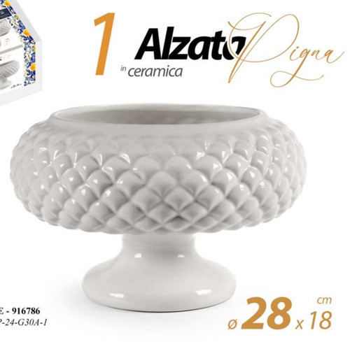 Vaso alzata pigna cachepot - vaso,