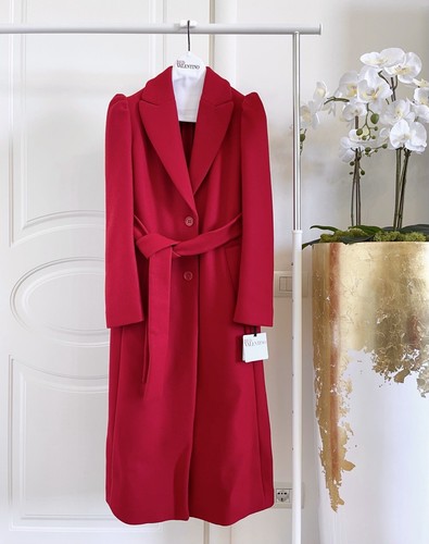 Red valentino cappotto - red, lungo