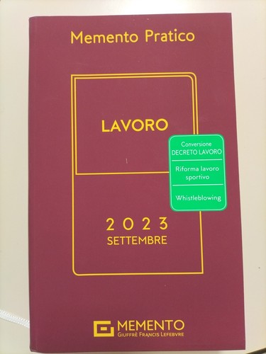 Memento pratico lavoro - memento,