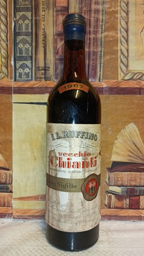 Vino 1967 ruffino vecchio - 1967, i.l.ruffino