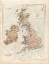 Carta geografica antica GRAN