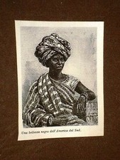 Donna o Bellezza negra dell'America del Sud