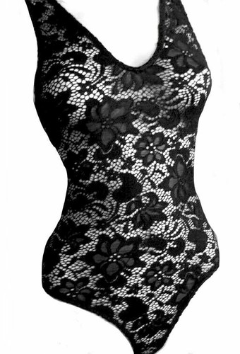 Zara body nero pizzo senza - ,