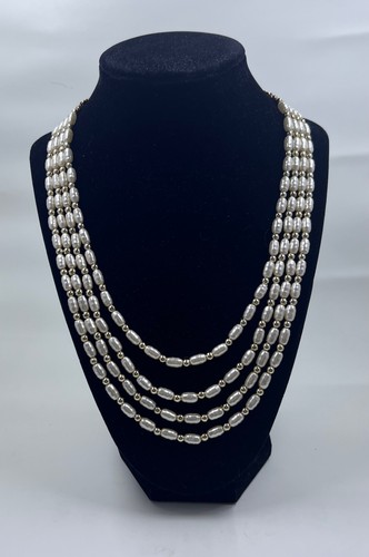 Collana vintage multifilo
