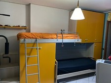 Cameretta per bambini Soppalco a castello Completa di tutto