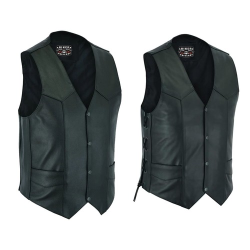 Gilet pelle uomo - in,
