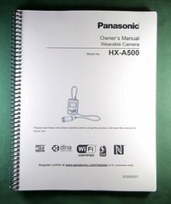 Panasonic HX-A500 Manuale