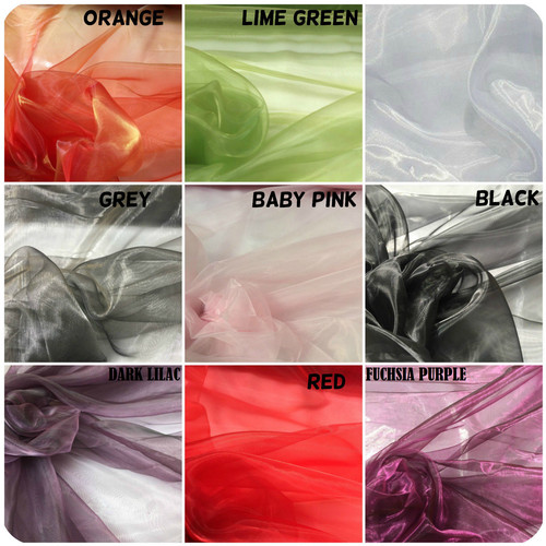 Tessuto organza trasparente
