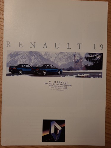 Renault 1992 depliant - renault,