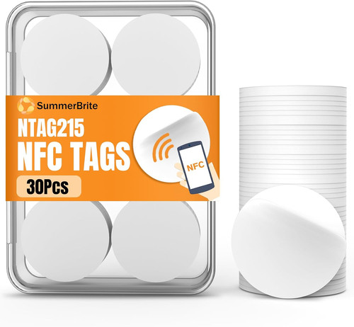 Pezzi etichette nfc - 30, ntag215