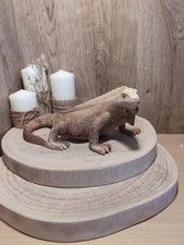 Wooden Hand Carved Iguana