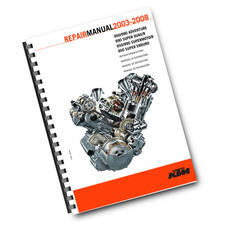 LINGUA ITALIANA - KTM 990 950 ADVENTURE DAL 2003 AL 2008 - MANUALE DI RIPARAZIONE