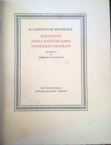Raccolta degli antichi libri - ,