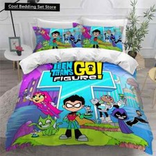 Set biancheria da letto Teen&Titans Go set letto set copripiumino camera da letto bambino adulto 3D