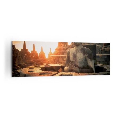 Quadro tela 160x50cm - su, buddha