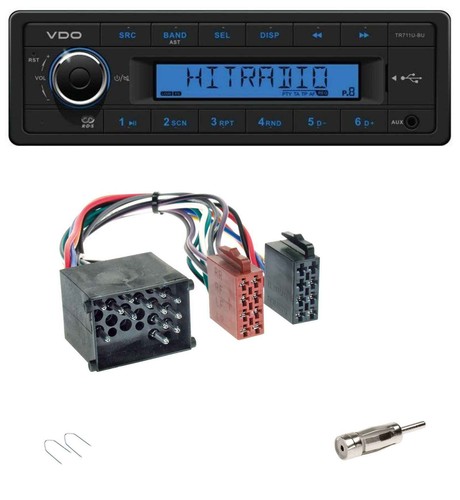 Autoradio usb vdo aux 1din - 1din, mp3
