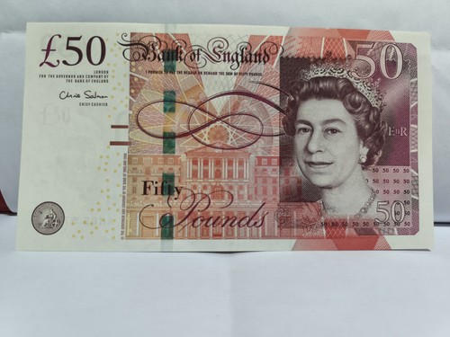 England 50pounds 2011 unc - england,
