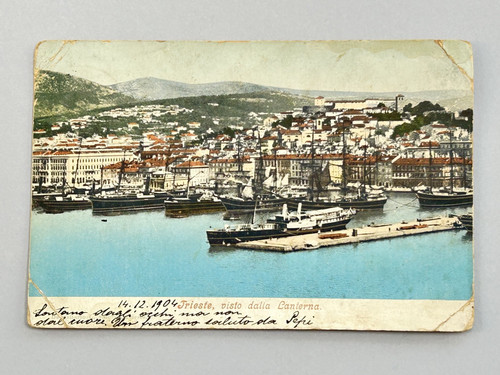 Trieste vista dalla lanterna - vista,