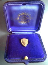 ASSOCIAZIONE NAZIONALE INVALIDI DI GUERRA - Badge Spilla in oro titolo 750/1000