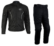 Tuta completo moto giacca pantalone protezioni anti pioggia invernale 4 stagioni