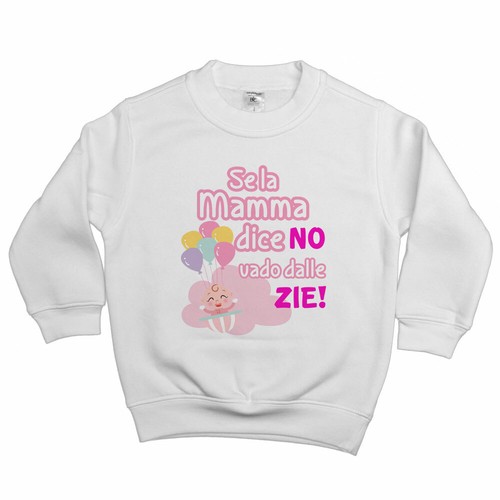 Felpa bambina personalizzabile