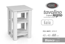 TAVOLO TAVOLINO CAFFè DIVANO LEGNO SALOTTO INGRESSO CAMERA LETTO MODERNO 60*40cm