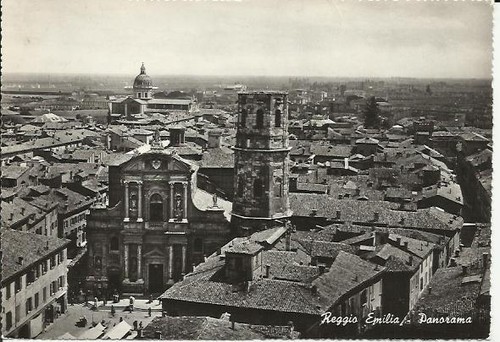 Vecchia cartolina reggio - vecchia,