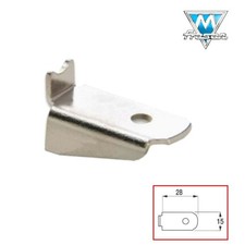 MENSOLINA NIKELATA CM.3 PER CREMAGLIERA ART 1255