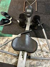 vogatore + panca scott compreso bilanciere usato ottimo stato