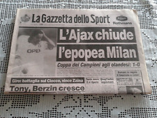 GAZZETTA DELLO SPORT L'Ajax