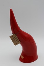 Corno rosso portafortuna napoletano in terracotta