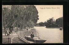 Cartolina Buenos Aires, Lago di Palermo 