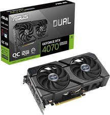 Asus GeForce RTX 4070 Super 12G DUAL EVO OC scheda grafica da gioco - boost 2550 MHz