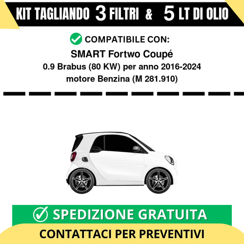 Tagliando per smart fortwo - per,