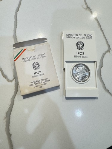 Moneta argento ipzs sezione - argento,
