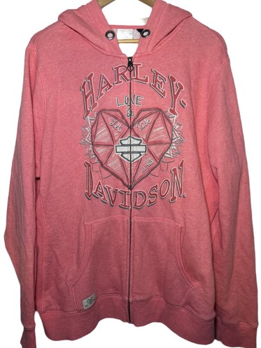 Felpa harley davidson rosa - harley,