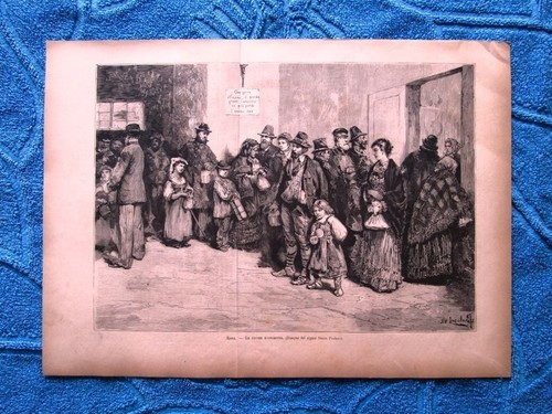 Roma nel 1882 le cucine - nel,