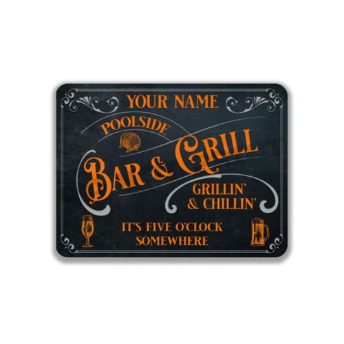 Insegna personalizzata bar - insegna, e