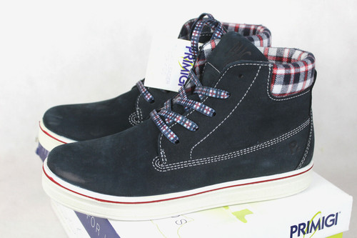 Primigi nubuck scacchi blu - primigi, scacchi/blu