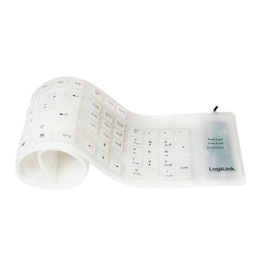 Tastiera usb 2 flessibile - ps/2,