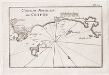 Mappa Dell'Isola Di Corfu