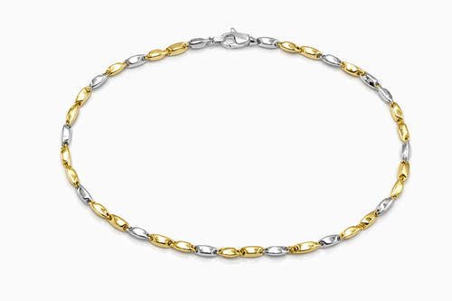 Bracciale argento 925 oro - bracciale,