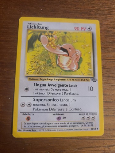 Lickitung jungle carta - lickitung,
